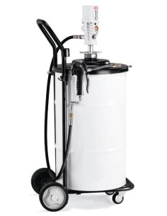 PAQUETE MÓVIL DE BOMBA NEUMÁTICA PUMPMASTER 3 - 55:1 PARA GRASA CON CARRO 431000, BIDÓN 50 KG