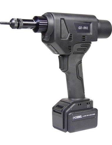 Remachadora p/tuerca rem.ciego a batería GO-RN 1 en maletín 2Ah 36W 2x baty cargador M3-8 Goebel