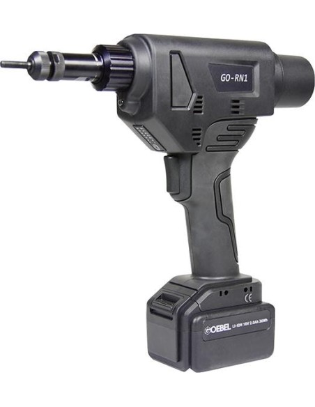 Remachadora p/tuerca rem.ciego a batería GO-RN 1 en maletín 2Ah 36W 2x baty cargador M3-8 Goebel