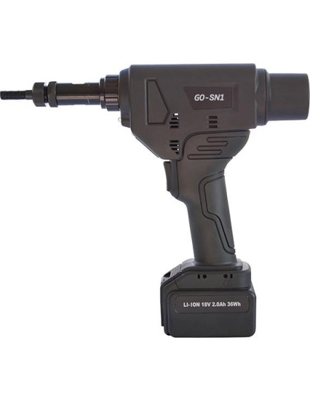 Remachadora p/tuerca rem.ciego a batería GO-SN 1 en maletín 2Ah 36W 2x baty cargador M5-10 Goebel