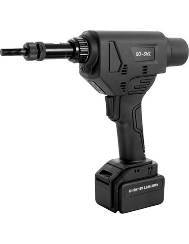 Remachadora p/tuerca rem.ciego a batería GO-SN 1 en maletín 2Ah 36W 2x baty cargador M5-10 Goebel