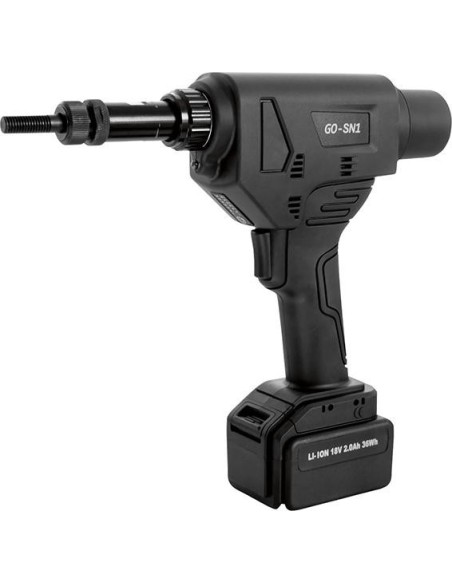 Remachadora p/tuerca rem.ciego a batería GO-SN 1 en maletín 2Ah 36W 2x baty cargador M5-10 Goebel