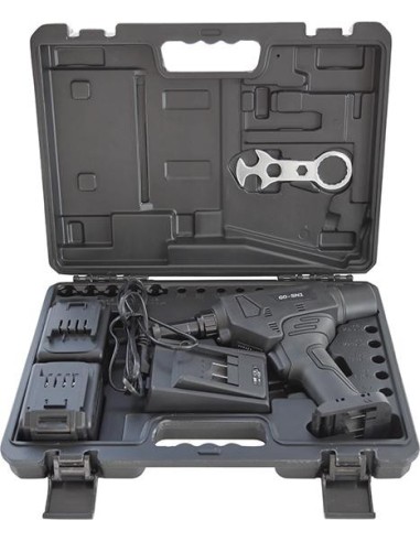 Remachadora p/tuerca rem.ciego a batería GO-SN 1 en maletín 2Ah 36W 2x baty cargador M5-10 Goebel