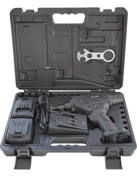 Remachadora p/tuerca rem.ciego a batería GO-SN 1 en maletín 2Ah 36W 2x baty cargador M5-10 Goebel