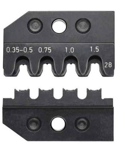 Mordaza intercambiable Para conectores de la serie AMP Superseal 1.5 de Tyco Electronics KNIPEX 97 49 28