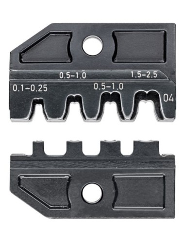 Mordaza intercambiable para conectores faston no aislados 2,8 + 4,8 mm KNIPEX 97 49 04