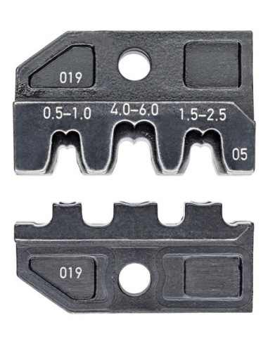 Mordaza intercambiable para conectores faston no aislados 4,8 + 6,3 mm KNIPEX 97 49 05