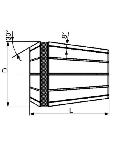 Pinza sujec DIN6499B HP163,0mm FAHRION