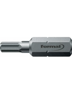 Punta dureza tenaz 1/4 DIN3126C6,3 hembra hexagonal 2,5x25mm