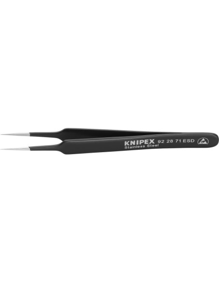 Pinza ESD punta aguda 110mm negro KNIPEX