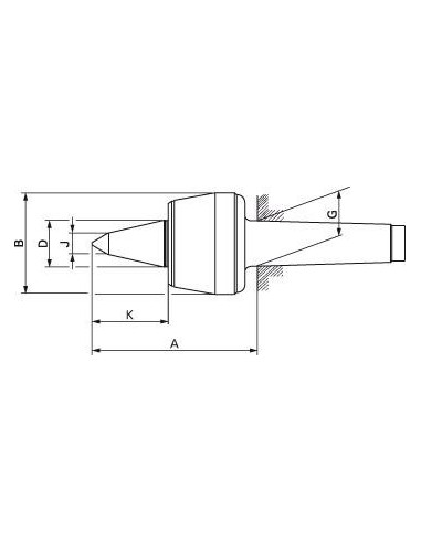 Punto giratorio 604HVL tam.110 CM 5 RÖHM