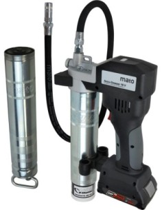 Pistola de engrasar a batería 18V/2Ah PREMIUM-S-LS AMPShare concargador y batería MATO