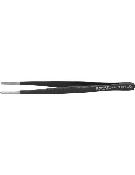 Pinza ESD redonda 145mm 3,5mm negro KNIPEX