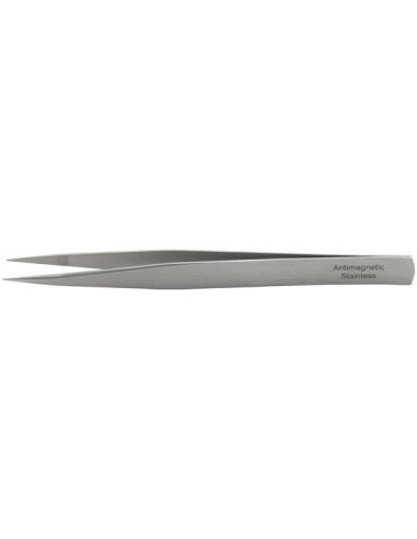 Pinza de precisión punta inoxidable 130mm