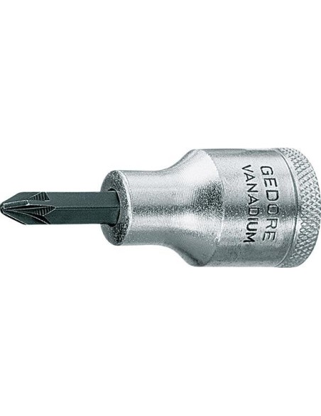 Llave de vaso con punta de atornillar 1/2 PZ3x60mm Gedore