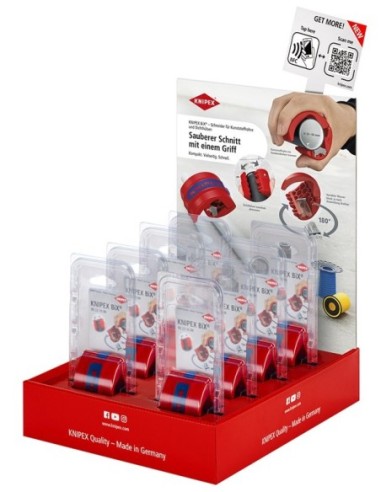 Expositor para mostrador 8 piezas KNIPEX 00 18 01 V43