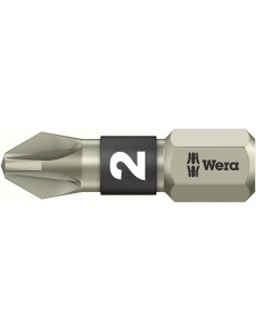 Punta inoxidable 1/4 DIN3126C6,3 PZ2x25mm Wera