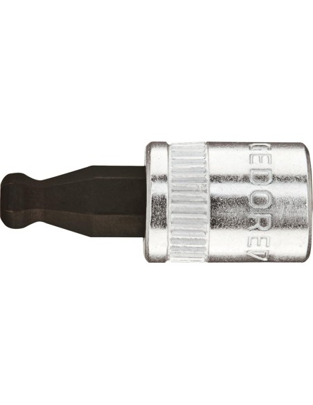 Punta para destornillador1/4 hembra hex con cabeza esférica 4x28mm GEDORE