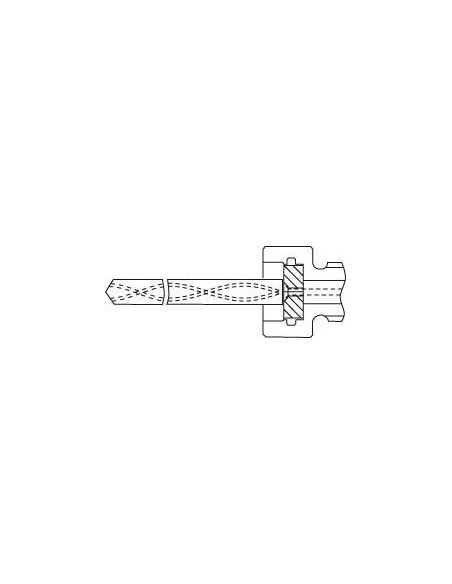 Portabrocas corto NC 40/0,5 -13mm/refrig. int.WTE