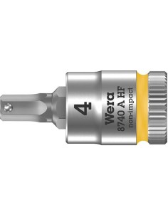 Punta para destornillador1/4 hembra hex con función retención 4x28mm Wera