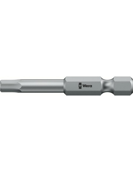 Punta dureza tenaz 1/4 DIN 3126 E6,3 hembra hexagonal 4x89mm Wera