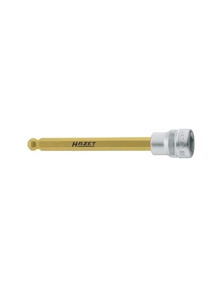 Punta para destornillador3/8 hembra hex con cabeza esférica 5x116mm HAZET
