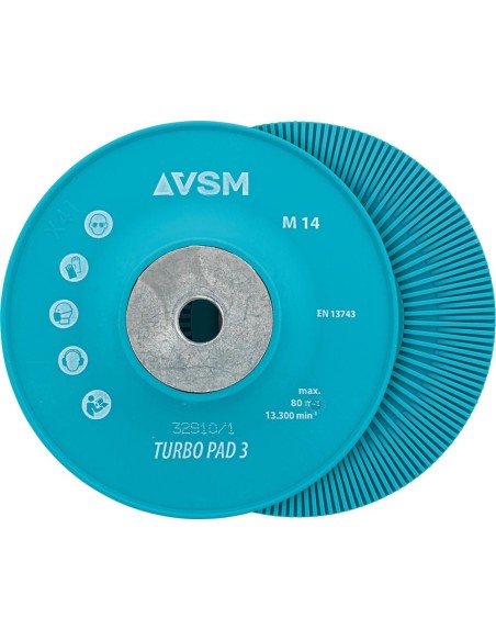 Plato apoyo TURBO PAD 3 M14 115mm VSM