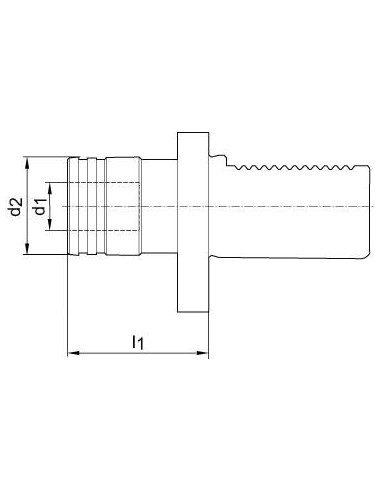 Portamachos de cambio rápido M3-12 VDI40 FORTIS
