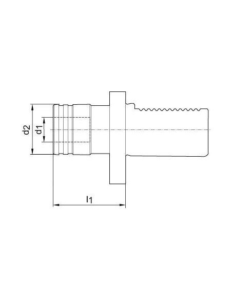 Portamachos de cambio rápido M3-12 VDI40 FORTIS