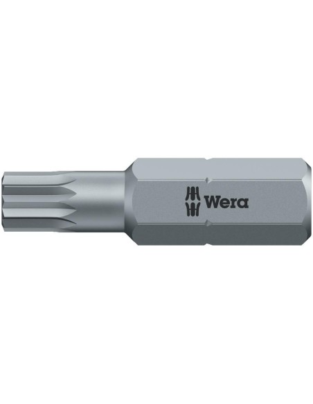 Punta dureza tenaz 1/4 DIN3126C6,3 XZN M10x25mm Wera