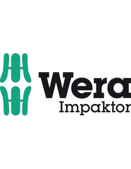 Punta Impaktor 1/4 DIN 3126 E6,3 PH2x50mm Paquete 5 uds Wera