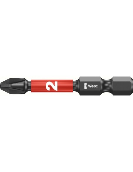 Punta Impaktor 1/4 DIN 3126 E6,3 PH2x50mm Paquete 5 uds Wera