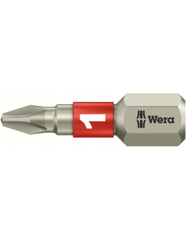 Punta inoxidable 1/4 DIN3126C6,3 PH1x25mm Wera