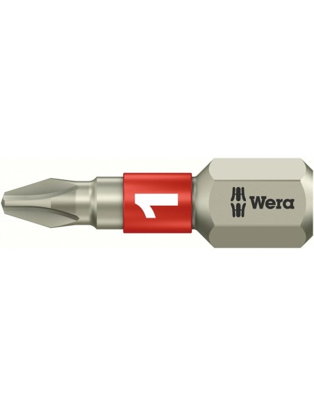 Punta inoxidable 1/4 DIN3126C6,3 PH1x25mm Wera
