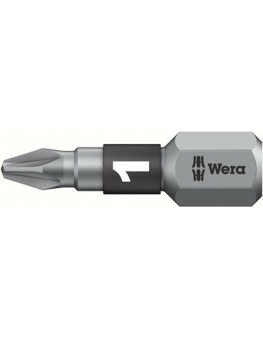 punta BiTorsion alta dureza 1/4 DIN3126C6,3 PZ1x25mm Wera
