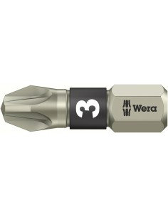 Punta inoxidable 1/4 DIN3126C6,3 PZ3x25mm Wera