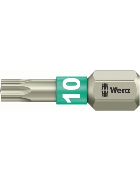 Punta inoxidable 1/4 DIN3126C6,3 T10x25mm Wera