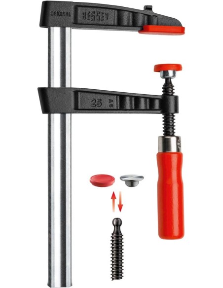 Sargento de fundición maleable 100x50mm BESSEY