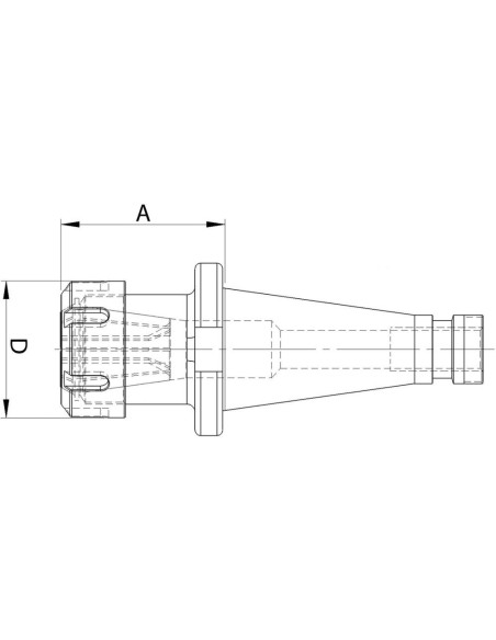 Portapinzas SK40-ER16 FORTIS