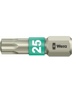Punta inoxidable 1/4 DIN3126C6,3 T25x25mm Wera