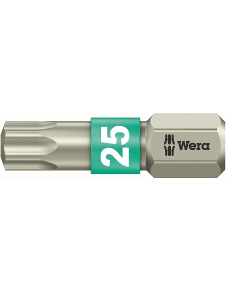 Punta inoxidable 1/4 DIN3126C6,3 T25x25mm Wera