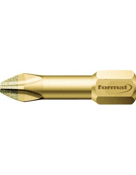 Punta diamante 1/4 DIN3126C6,3 PH3x25mm