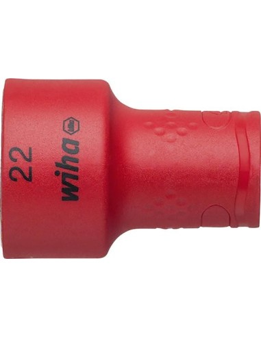 Pieza llave de vaso hexagonal 3/8 22mm VDE Wiha