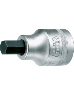 Llave de vaso con punta de atornillar 1. 19x90mmhexágono hembra Gedore