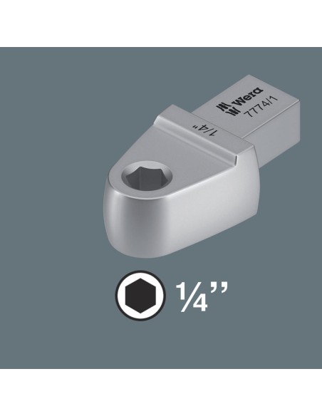 Adaptador de puntas insertable 1/4 9x14mm Wera