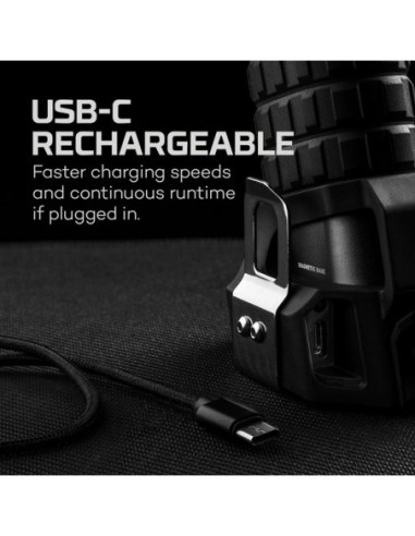 LUXTREME SL25R- Linterna táctica 400LM- Largo alcance 400KM