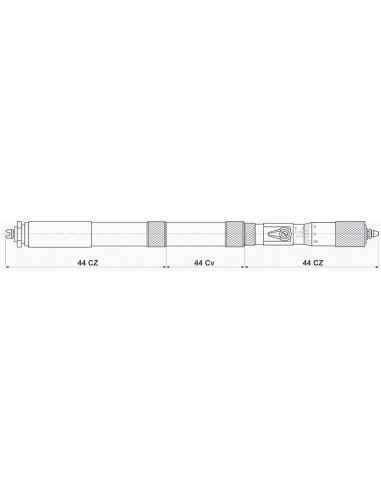 Prolongación 44 Cv 800mm MAHR