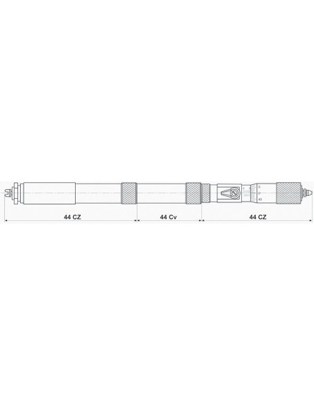 Prolongación 44 Cv 800mm MAHR