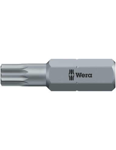 Punta dureza tenaz 1/4 DIN3126C6,3 XZN M6x25mm Wera