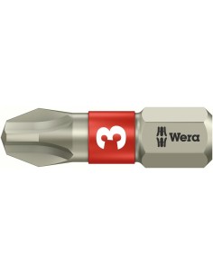 Punta inoxidable 1/4 DIN3126C6,3 PH3x25mm Wera